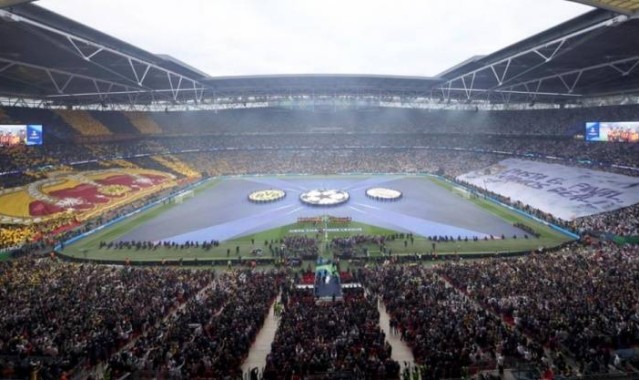 欧足联公布欧冠决赛门票分配：两队各1.8万张，最低70欧一档950欧