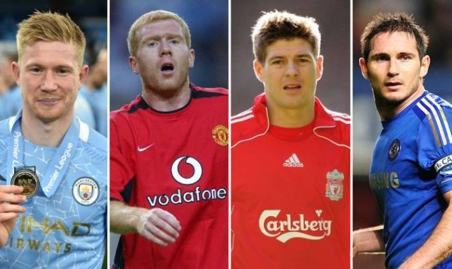 双德丁丁小法斯科尔斯席尔瓦图雷，谁是英超历史最佳进攻中场？