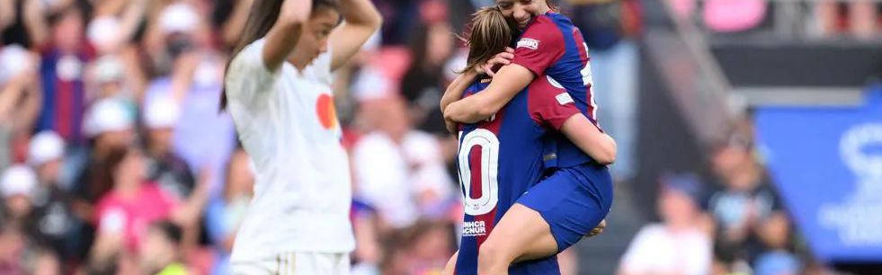 Title 足坛悲喜交织：皇马绝杀紧追巴萨，女足欧洲赛场大放异彩